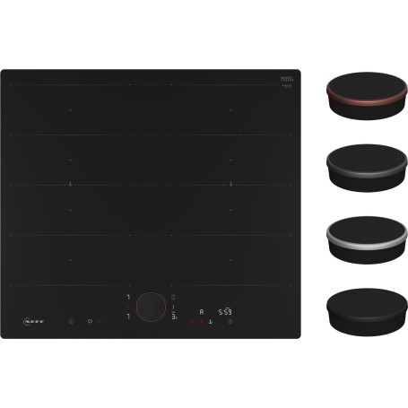 NEFF T66PYY4C0 - N90 PIANO INDUZIONE, FLUSH, FLEXZONE, TWIST PAD, 60 CM