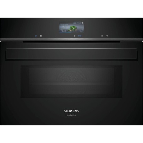 Siemens CM936GCB1 Forno compatto con microonde DA INCASSO, 60 X 45 CM, NERO