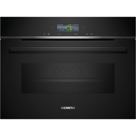 SIEMENS CM724G1B1 - FORNO A MICROONDE iQ700, NERO/ACCIAIO INOSSIDABILE, WiFi, 60 X 45 CM