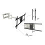 Multibrackets 6874 Supporto TV a parete 190,5 cm (75") Nero, Bianco (MB6874)