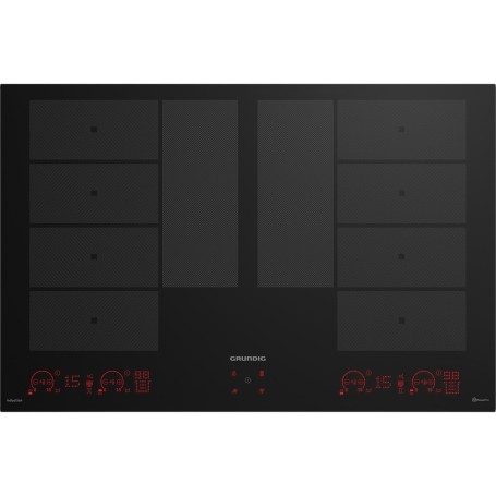 Grundig GIEI 838980 INH, piano cottura autosufficiente (nero, 80 cm)