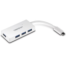 Trendnet TUC-H4E hub di interfaccia USB 3.2 Gen 1 (3.1 Gen 1) Type-C 5000 Mbit/s Bianco (TUC-H4E)