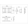Multibrackets 3354 Supporto TV a parete 2,79 m (110") Nero (MB3354)