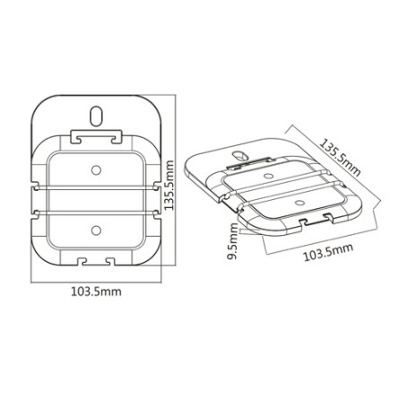 Neomounts by Newstar Supporto Apple TV/Mediabox (NS-ATV050)