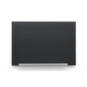 Nobo Lavagna magnetica nera in vetro Diamond 677x381 (1905179)
