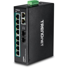 Trendnet TI-PG102 switch di rete Non gestito Gigabit Ethernet (10/100/1000) Supporto Power over Ethernet (PoE) Nero (TI-PG102)
