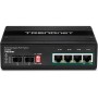 Trendnet TI-PG62B switch di rete Non gestito L2 Gigabit Ethernet (10/100/1000) Supporto Power over Ethernet (PoE) Ner (TI-PG62B)