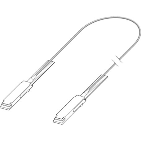 Extreme networks 100 Gb, QSFP28-QSFP28 20m cavo InfiniBand Nero (10437)