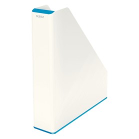 Leitz 53621036 scatola per la conservazione di documenti Poliestere Blu, Bianco (53621036)