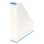 Leitz 53621036 scatola per la conservazione di documenti Poliestere Blu, Bianco (53621036)