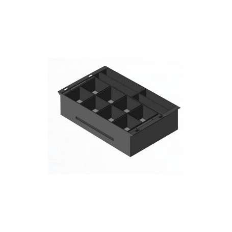 APG Cash Drawer 20466PAC vassoio per cassa ABS sintetico Nero (20466PAC)