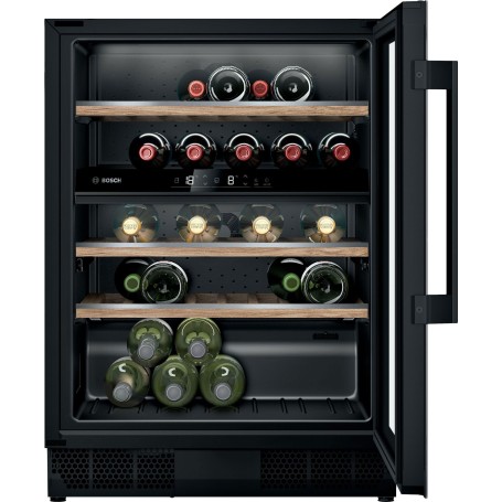 Bosch KUW21AHG0 Serie 6, frigo per vino (nero, 2 zone di temperatura)
