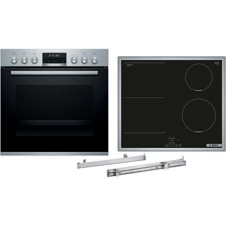 Bosch HND676OS62, set fornello (Piano cottura	NVS645CB6E+Forno	HEA578BS1)