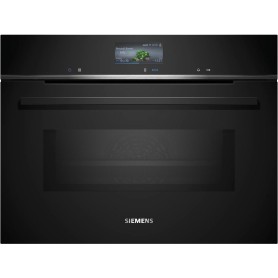 SIEMENS CM776GKB1 - FORNO A MICROONDE iQ700, NERO/ACCIAIO INOSSIDABILE, PIROLISI, WiFi, 60 X 45 CM