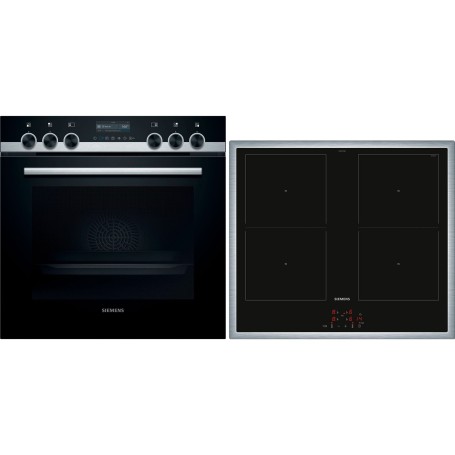 Siemens PQ561DA01, set fornello (Piano cottura	EM645CQB6E+forno	HE579GBS6)