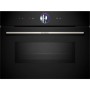 Bosch CMG7761B1 Serie 8, forno (nero, con funzione microonde, 60 cm, Home Connect)