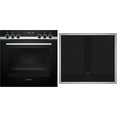 Siemens PQ521VA1ZM, set fornello (Piano cottura EY645CXB6E+forno	HE578ABS1) 