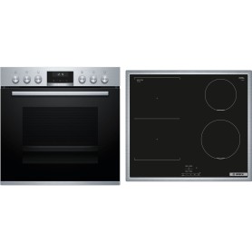 Bosch HND616LS62 set di elettrodomestici da cucina Piano cottura NVS645CB6E+forno HEA517BS1 
