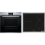 Bosch HND616LS62 set di elettrodomestici da cucina Piano cottura NVS645CB6E+forno HEA517BS1 