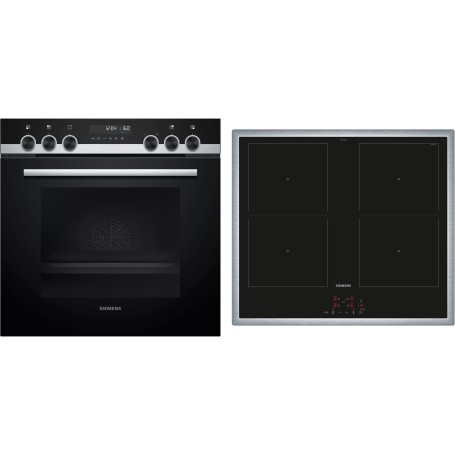 Siemens PQ521DB1ZM, set fornello (Piano cottura EM645CQB6E+forno HE578BBS1) 