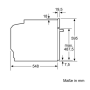 Forno da incasso Siemens HB774G1W1 iQ700 A+ larghezza 60 cm, 71 L, bianco