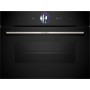 Bosch CSG7361B1 Serie 8, forno a vapore compatto (nero, 60 cm, Home Connect)