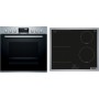 Bosch HBA578BS0 + PIE845BB5E set di elettrodomestici (Piano cottura	PIE845BB5E+forno HBA578BS0) 