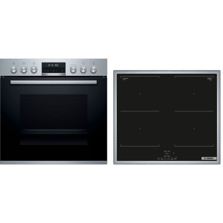 Bosch HND677LS66 set di elettrodomestici (piano cottura	NVQ645CB6E+forno HEB578BS1) 