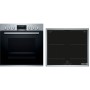 Bosch HND677LS66 set di elettrodomestici (piano cottura	NVQ645CB6E+forno HEB578BS1) 