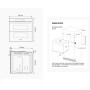 Forno da incasso Samsung NV7B6675CDN/U1 A+, larghezza 59,5 cm, 76 l, pirolisi, Bespoke Dual Cook Steam 