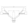 Multibrackets 4207 supporto da tavolo per Tv a schermo piatto 81,3 cm (32") Morsa Nero (MB4207)