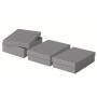 Esselte 628285 scatola di conservazione Armadietto portaoggetti Rettangolare Cartoncino Grigio