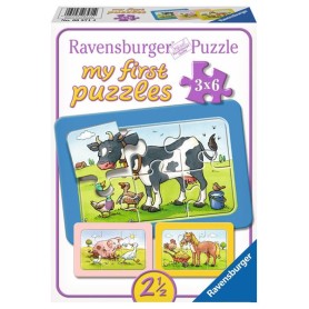 Ravensburger My first puzzles - Gute Tierfreunde, Puzzle 6 pz (6571A)