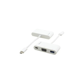 Kramer Electronics ADC-U31C/M1 cavo e adattatore video 0,17 m USB tipo-C USB Type-C + USB Type-A + VGA (D-Sub) Bia (ADC-U31C/M1)
