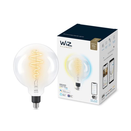 WiZ 8718699786731 soluzione di illuminazione intelligente Lampadina intelligente 6,7 W Trasparente Wi-Fi (871869978673101)