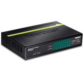 Trendnet TPE-TG82G switch di rete Gigabit Ethernet (10/100/1000) Supporto Power over Ethernet (PoE) Nero (TPE-TG82G)