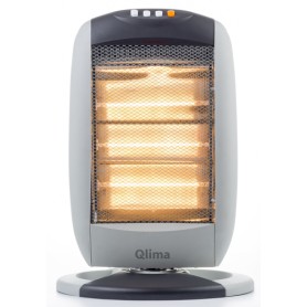 Qlima EIH1200 Interno Nero, Grigio 1200 W Riscaldatore di ambienti elettrico alogeno (EIH1200)