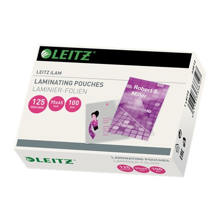 Leitz 33812 pellicola per plastificatrice 100 pz (33812)