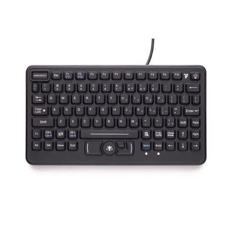 Gamber-Johnson SL-86-911 tastiera USB QWERTY Inglese Nero (7300-0035)