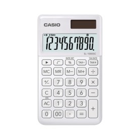 Casio SL-1000SC-WE calcolatrice Tasca Calcolatrice di base Bianco (SL-1000SC-WE)