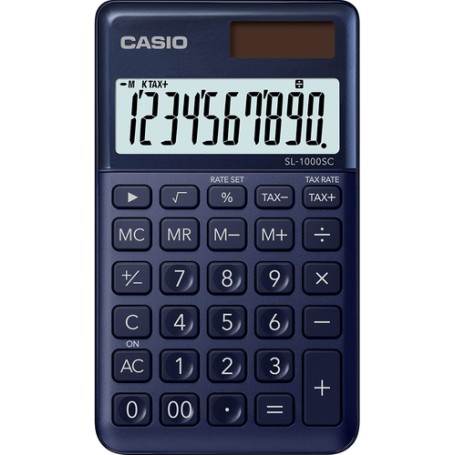 Casio SL-1000SC-NY calcolatrice Tasca Calcolatrice di base Blu (SL-1000SC-NY)