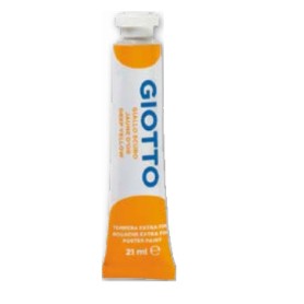 Giotto 355004 colore a tempera 21 ml Tubo Giallo (355004)