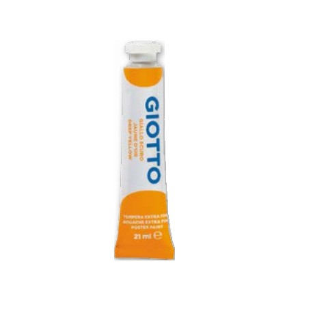 Giotto 355004 colore a tempera 21 ml Tubo Giallo (355004)