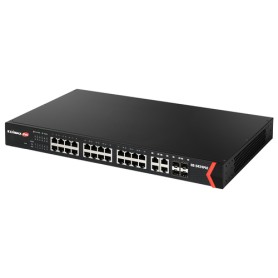 Edimax GS-5424PLC switch di rete Gigabit Ethernet (10/100/1000) Supporto Power over Ethernet (PoE) 1U Nero (GS-5424PLC)