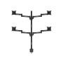 Multibrackets 5891 supporto da tavolo per Tv a schermo piatto 76,2 cm (30") Morsa/Bullone di ancoraggio Nero (MB5884)