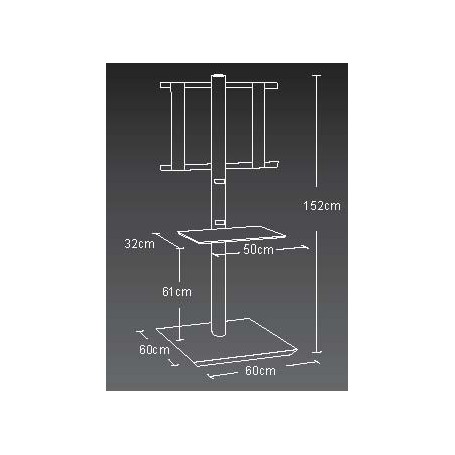 ITB Handy Maxi 121,9 cm (48") Nero, Bianco (OM0253)