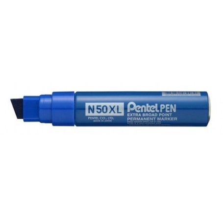 Pentel N50XL marcatore permanente Punta smussata Blu 6 pz (N50XL-C)