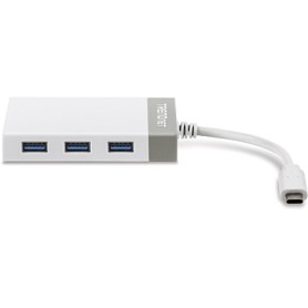Trendnet TUC-ETGH3 hub di interfaccia USB 3.2 Gen 1 (3.1 Gen 1) Type-C 5000 Mbit/s Grigio, Bianco (TUC-ETGH3)