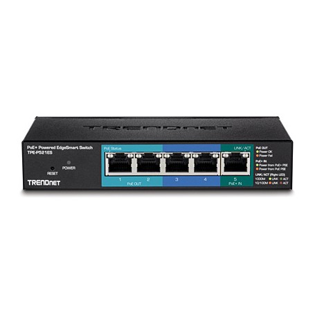 Trendnet TPE-P521ES switch di rete Gestito Gigabit Ethernet (10/100/1000) Supporto Power over Ethernet (PoE) Nero (TPE-P521ES)