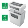 Leitz IQ Home Office P-4 distruggi documenti Taglio a particelle 22 cm Bianco (80090000)